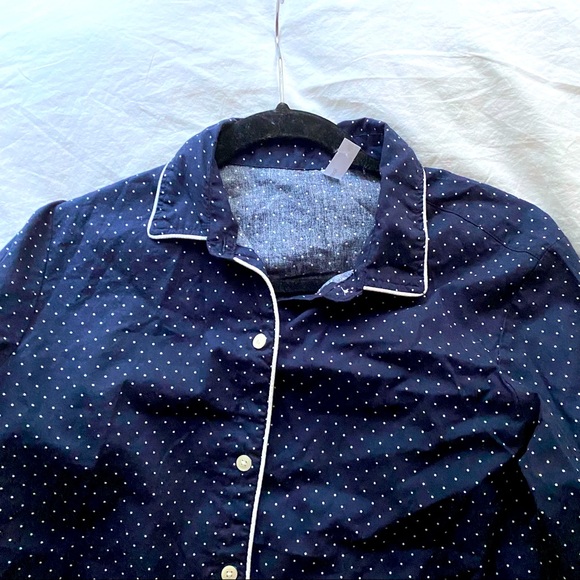 Gap Navy Blue Polka Dot Pajama Set - Picture 5 of 5